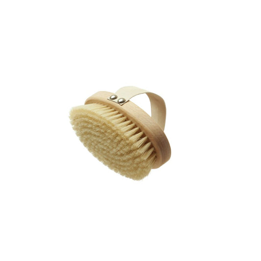 Natural bristle body brush – ideal for dry brushing to exfoliate and boost circulation.